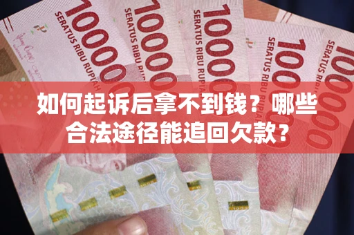 武汉如何起诉后拿不到钱？哪些合法途径能追回欠款？