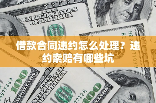 武汉借款合同违约怎么处理？违约索赔有哪些坑