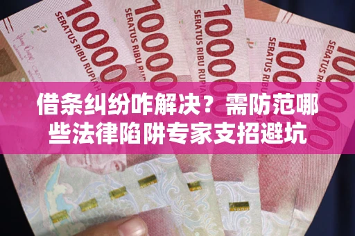 武汉借条纠纷咋解决？需防范哪些法律陷阱专家支招避坑