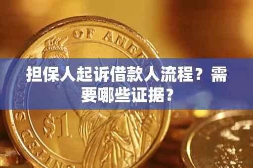 武汉担保人起诉借款人流程？需要哪些证据？