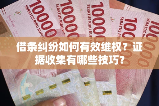 武汉借条纠纷如何有效维权？证据收集有哪些技巧？