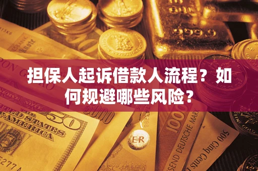 武汉担保人起诉借款人流程？如何规避哪些风险？