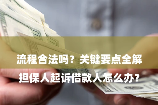 武汉

担保人起诉借款人怎么办？流程合法吗？关键要点全解析