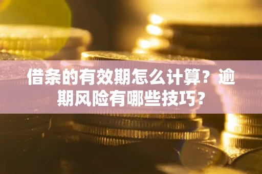 武汉借条的有效期怎么计算？逾期风险有哪些技巧？