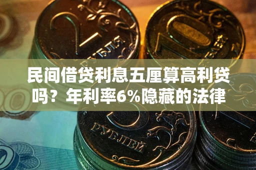 武汉民间借贷利息五厘算高利贷吗？年利率6%隐藏的法律风险全解析