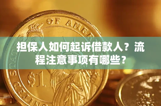 武汉担保人如何起诉借款人？流程注意事项有哪些？